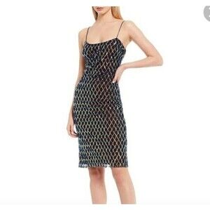 BELLE by BADGLEY MISCHKA Sequin Dress Sz 10 Formal Party‎ Event Festival Prom